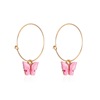 Acrylic earrings, suitable for import, European style, simple and elegant design