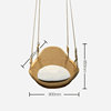户外藤编吊篮 网红秋千藤编摇椅吊椅秋千 阳台室内悬挂休闲吊床|ru