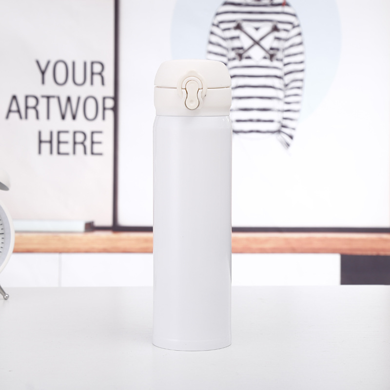 Taza termo de acero inoxidable taza de rebote taza de guisantes taza de deportes portátil coche gran capacidad termo taza