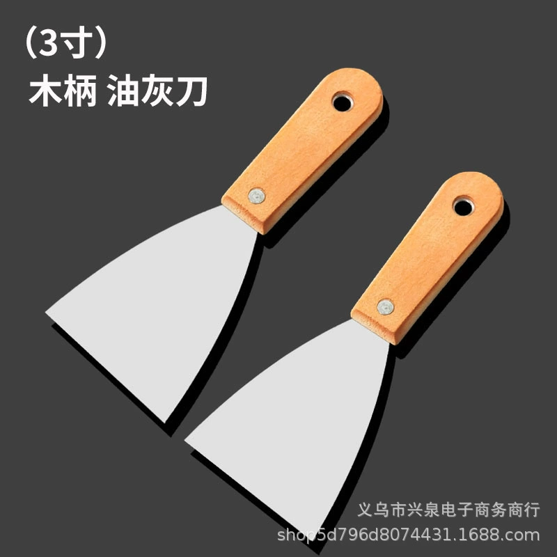 3inch нож для шпаклевки, двойной зажим, зеркальная краска, нож для шпаклевки, деревянная ручка, лопата для чистки, скребок, скребок для шпаклевки, чистка 1 юань