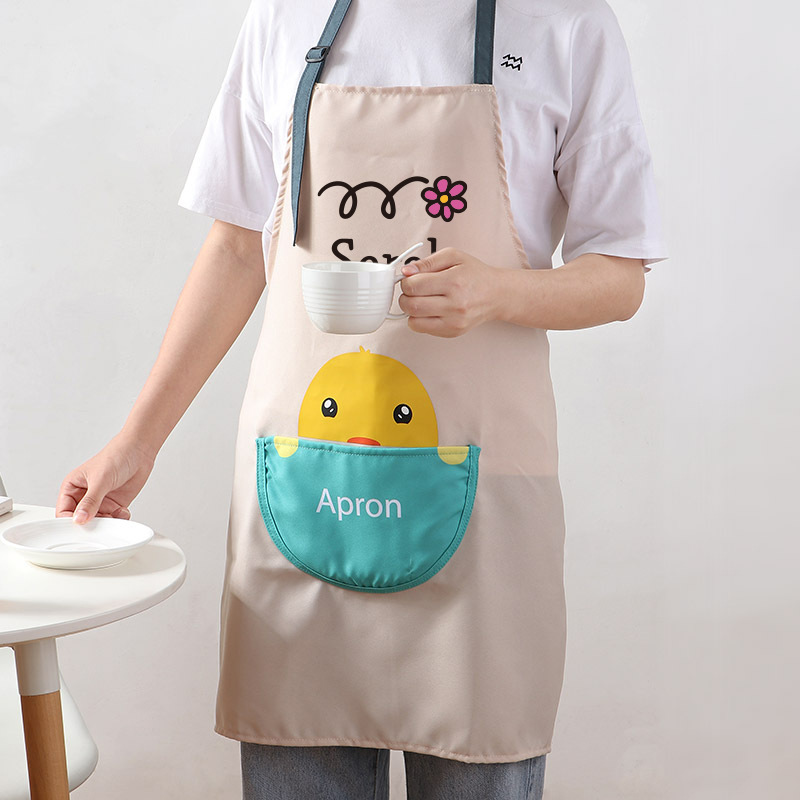 Delantal casa cocina anti-fouling lindo estilo japonés Moda Mujer leche té tienda cintura ropa de trabajo logotipo personalizado