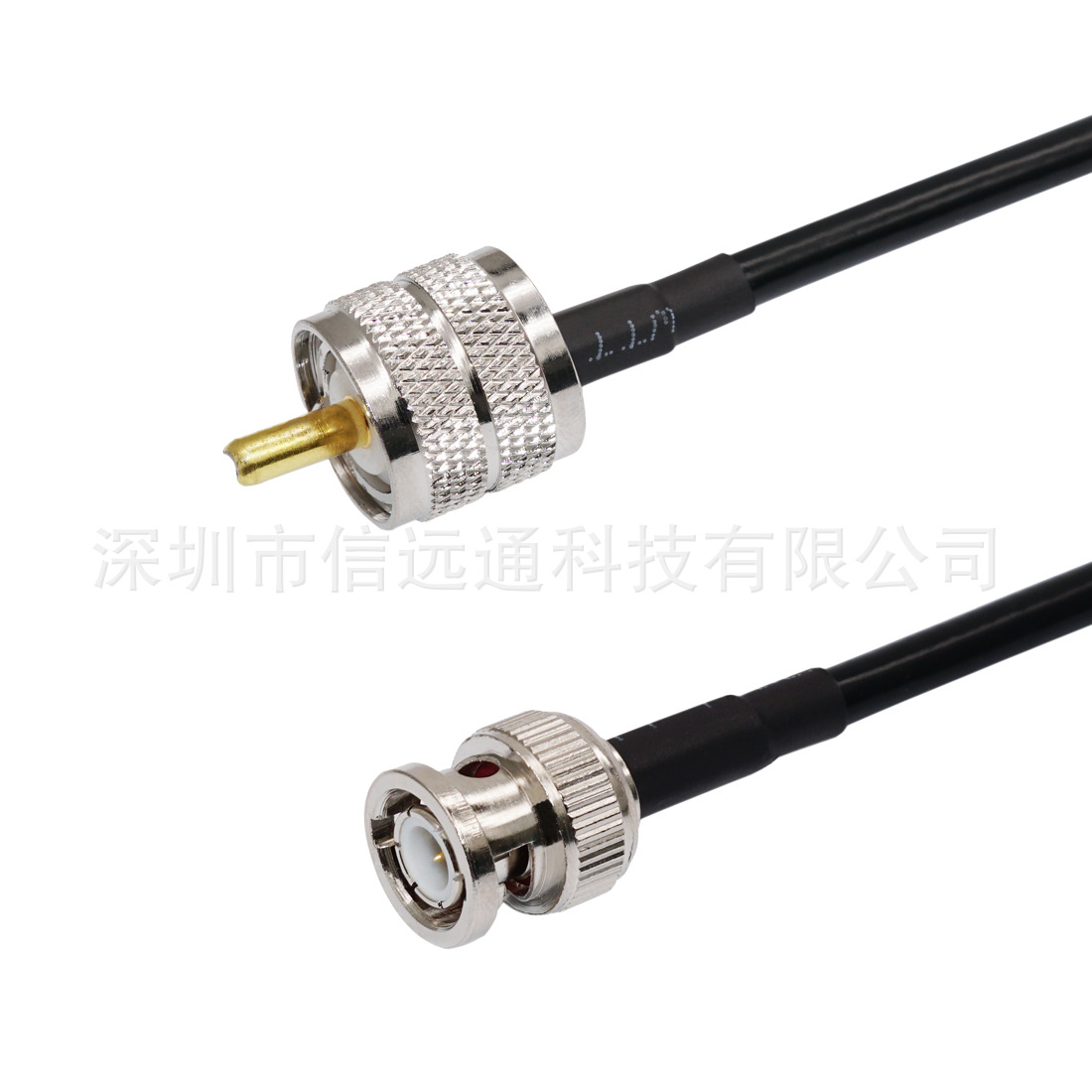 同轴射频延长线 UHF公头PL259转BNC Q9接50-3 RG58转接线