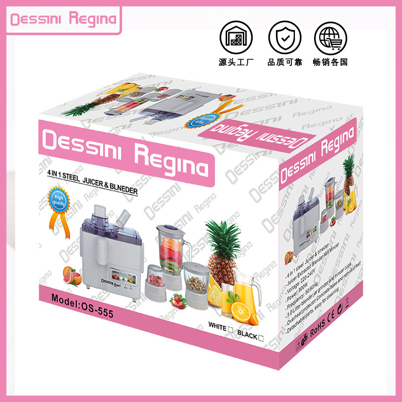 Multi-Function Juicer 4-In-1 Juicer Mixer Wall Breaker Meat Grinder Separated From Household Juice