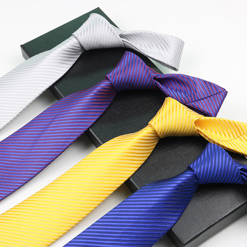 Tie for men 8cm solid color black blue red gray business office professional groom security tie wholesale