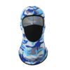 Silk summer helmet for cycling, breathable windproof camouflage mask, sun protection