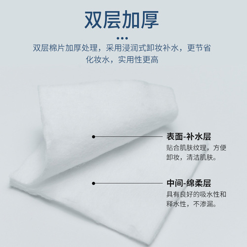 Tattoo cotton pads, makeup cotton pads, tattoo double-layer thickened non-woven cotton makeup remover cotton pads, tattoo supplies