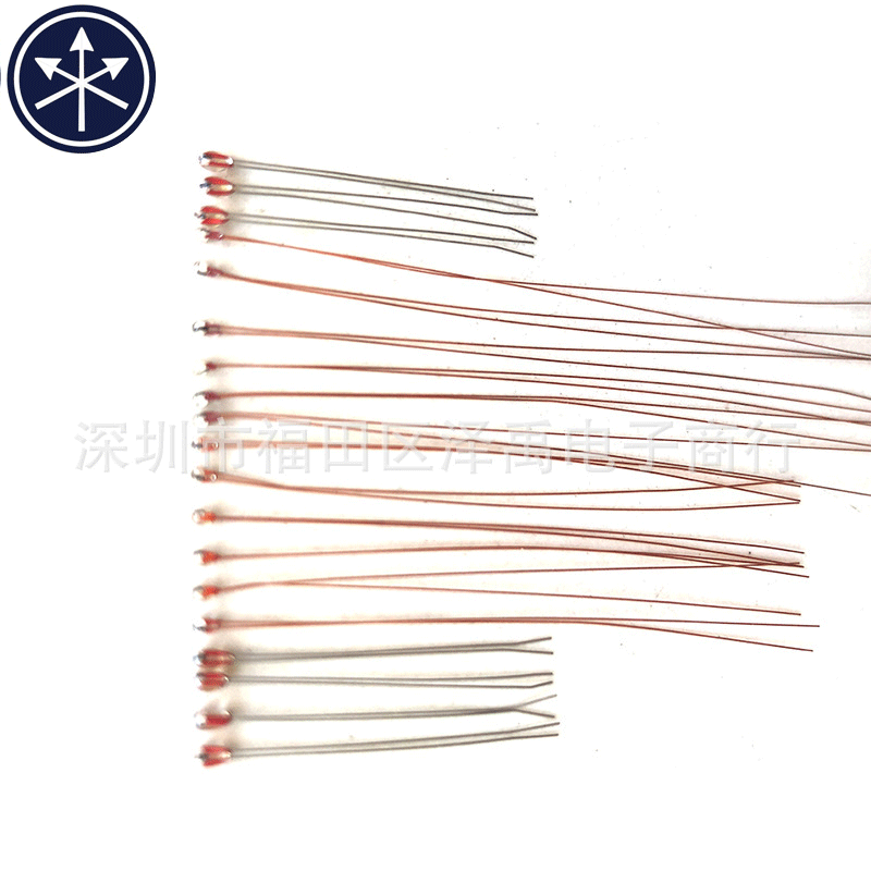 现货供应 高精度漆包线小黑头10K ntc热敏电阻 热水壶传感器探头