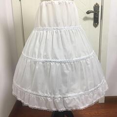 Little girl's puffy skirt stage performance costume children's lined skirt princess skirt children's three-circle lined skirt