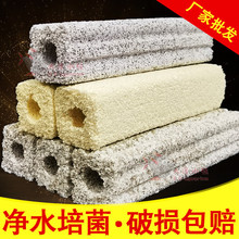 细菌屋鱼缸过滤材料石英玻璃陶瓷环生化球水族箱方砖净水滤材