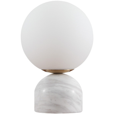 Northern Europe Table lamp Bedside lamp Simplicity modern originality Homestay Bedroom lights ins Marble decorate Night light