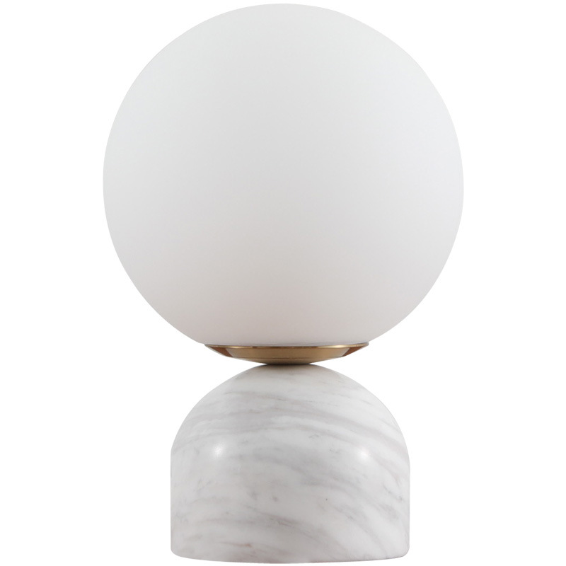 Northern Europe Table lamp Bedside lamp Simplicity modern originality Homestay Bedroom lights ins Marble decorate Night light