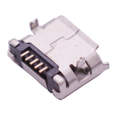 MICRO 5P receptacle B-type USB connector, MK-6.4mm pitch, with/without edge, with/without post