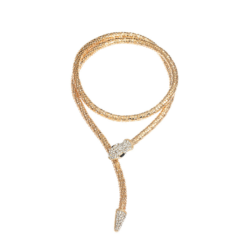 New fashion retro fashion spirit snake diamond necklace necklace serpentine bracelet bracelet wholes