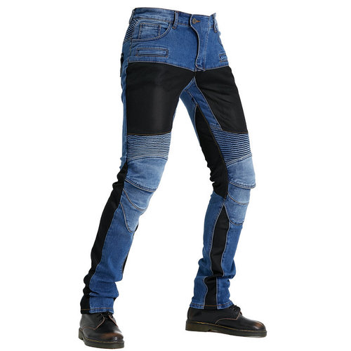 K Brand PK-719 Motorcycle Jeans Men's Cycling Summer Breathable Cycling Pants Stretch Motorcycle Anti-fall