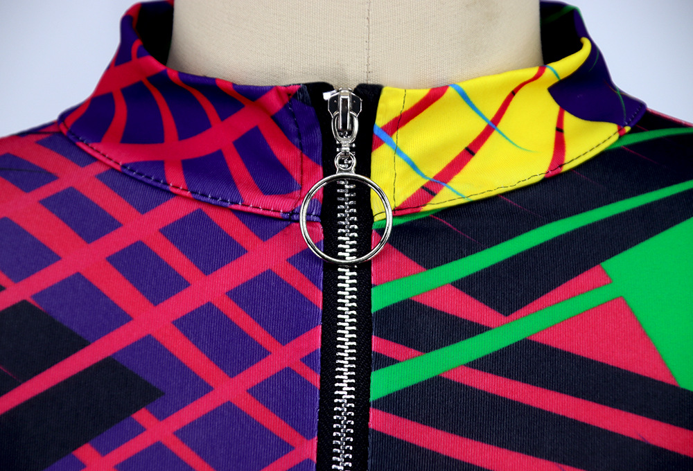 Women Wholesale Irregular Stripes Printed Jumpsuit SJ150162