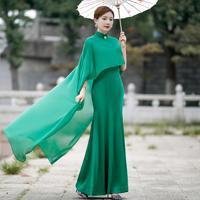 lady Chinese dress Show performance cheongsam dresses long qipao dresses for women