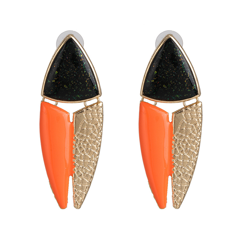 Alloy Earrings Female Creative Retro Geometric Simple Earrings Wholesale display picture 6