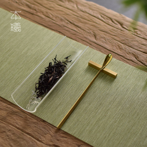 Factory direct sales stainless steel tea dial, tea pillow, small teaspoon, tea spoon, tea ceremony accessories, Kung Fu tea set, spare tea drinking tools