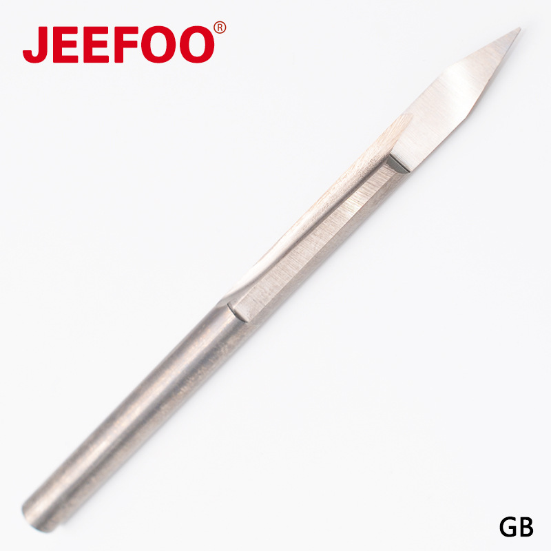 GB-加长刃平底尖刀加长刃平底尖刀深加工浮雕专用尖刀雕刻刀具