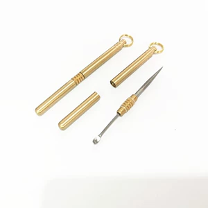 Multifunctional Titanium Alloy Ear Spoon with Double Heads for Ear Cleaning and Fruit Picking