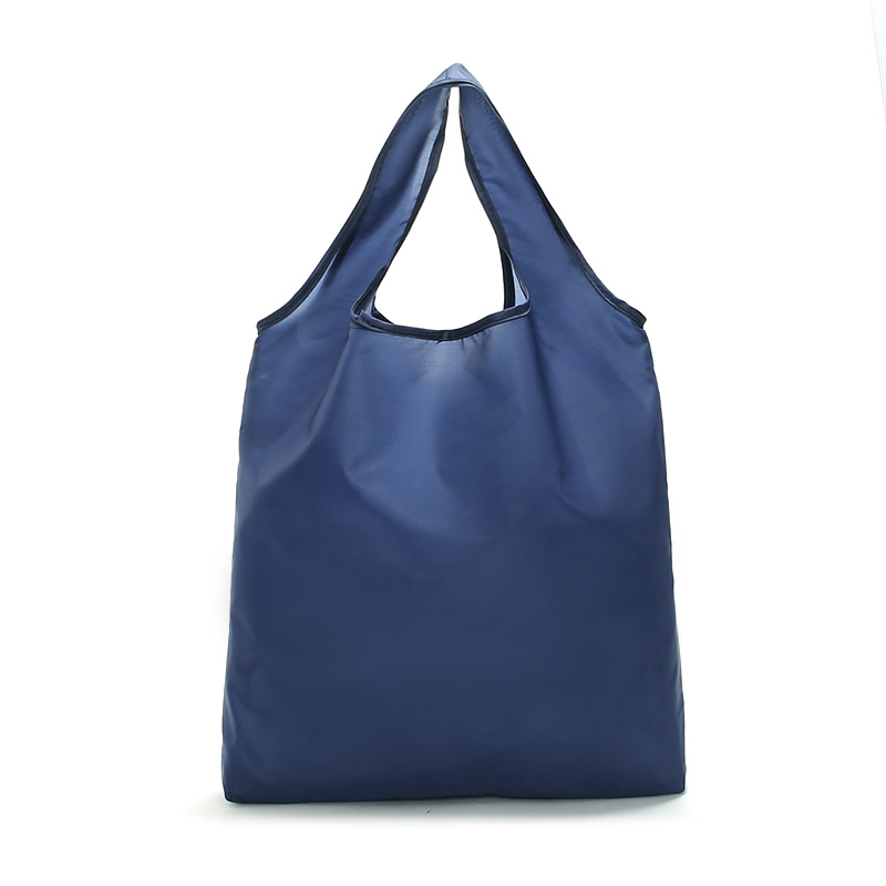 Japanese solid color nylon big shopping bag