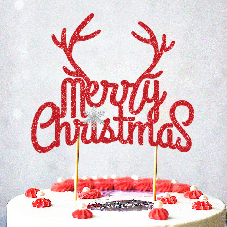 Cake Decorating Supplies Event & Party Supplies 1 Piece Quantity Christmas Letter Party Cake Decorating Supplies