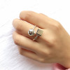 One size retro ring, jewelry, silver 925 sample, on index finger, European style, simple and elegant design, internet celebrity