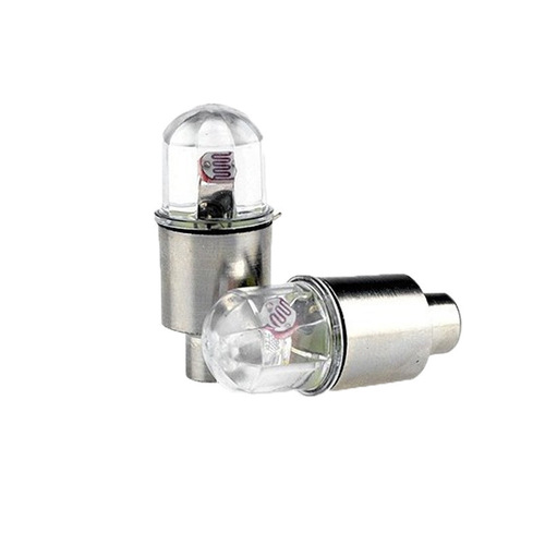 Bicycle colorful wheel hub light, 7-color tire valve light, mountain tire light, smart 7-color valve light