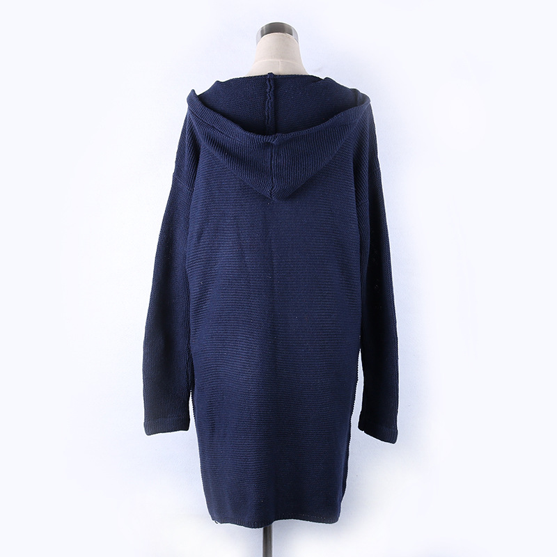 women s casual button long hooded cardigan nihaostyles clothing wholesale NSSX73227