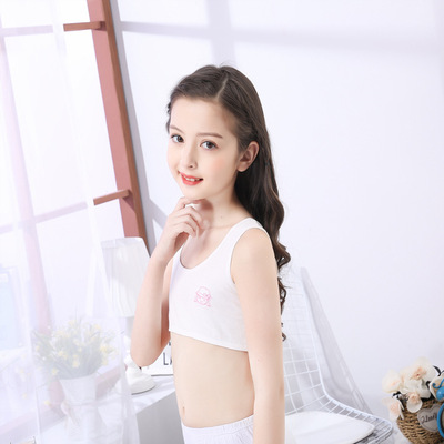 发育期小背心初中少学生9-16岁高中少女文胸大小女童女孩内衣厂批|ms