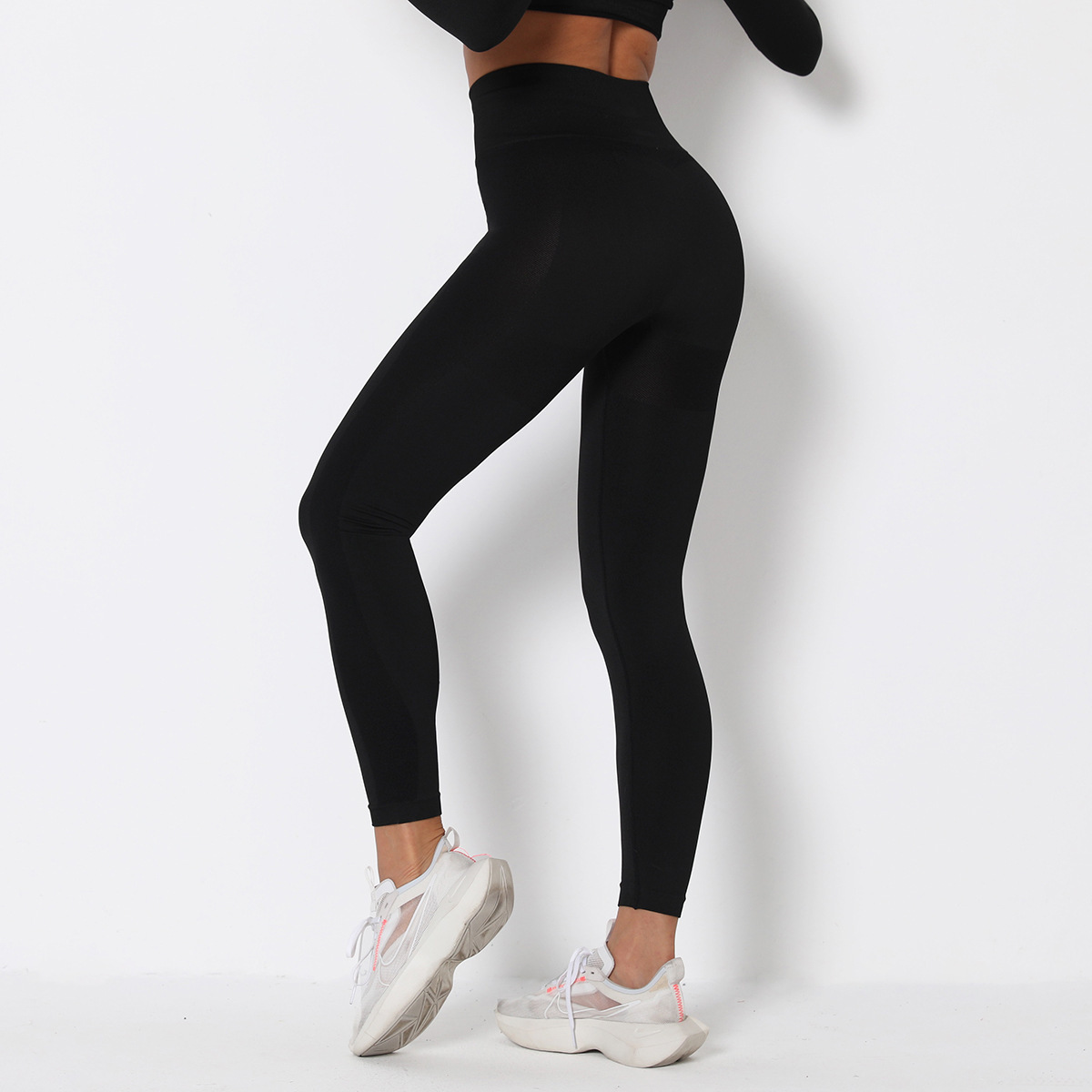 high-waist tight-fitting quick-drying cropped yoga pants NSNS11020