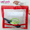 Transparent anti-counterfeiting LDPE Airport Duty Free Bag STEBS bag 9x13 inch ICAO standard Security Bags