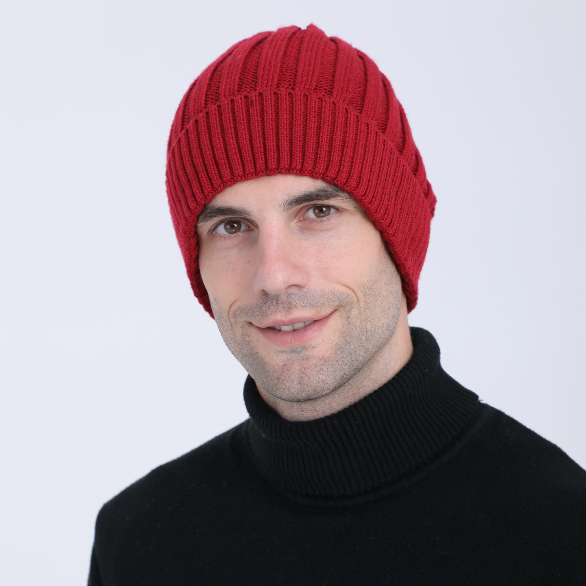 Berretto beanie in maglia di lana per uomo e donna_voghion.com