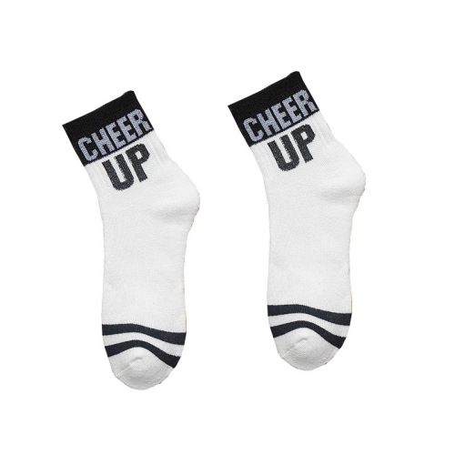 Men's Autumn/Winter Cotton Thicken Socks, Mid-Calf Length, Warm and Fashionable Sports Socks with Extra Warmth