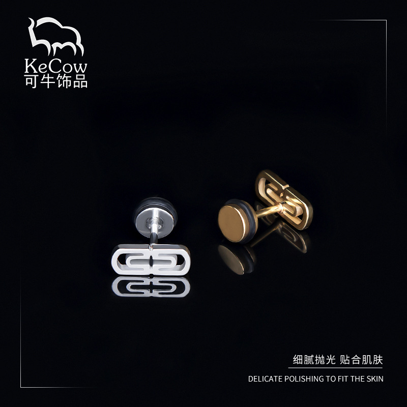 men's earrings stainless steel
