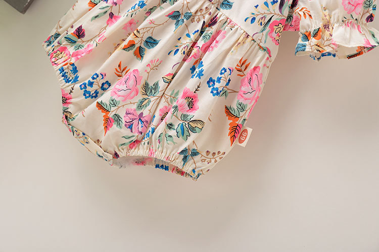 婴儿衣服夏装薄款女宝宝包屁短裤网红婴儿服可爱ins