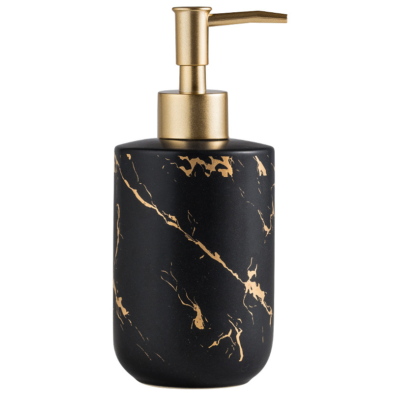 Venta al por mayor traje de baño de lavado de cerámica nórdico Luz de lujo marbling decoración de baño suministros traje de baño