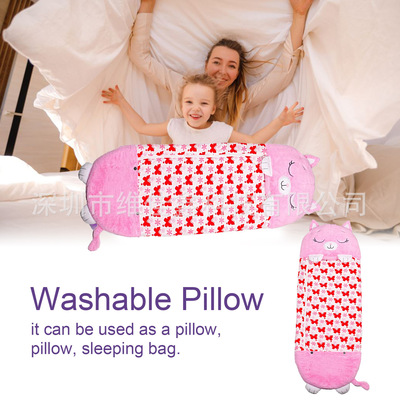 Happy Nappers兒童睡袋 嬰兒卡通動物造型冬季睡袋舒適保暖用品