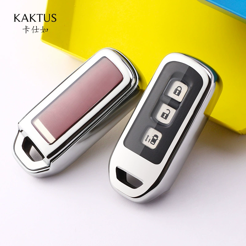Кожаный чехол (KAKTUS) для Honda N-BOX N-One N-WGN, защитный глянцевый чехол для ключей, assorted colors
