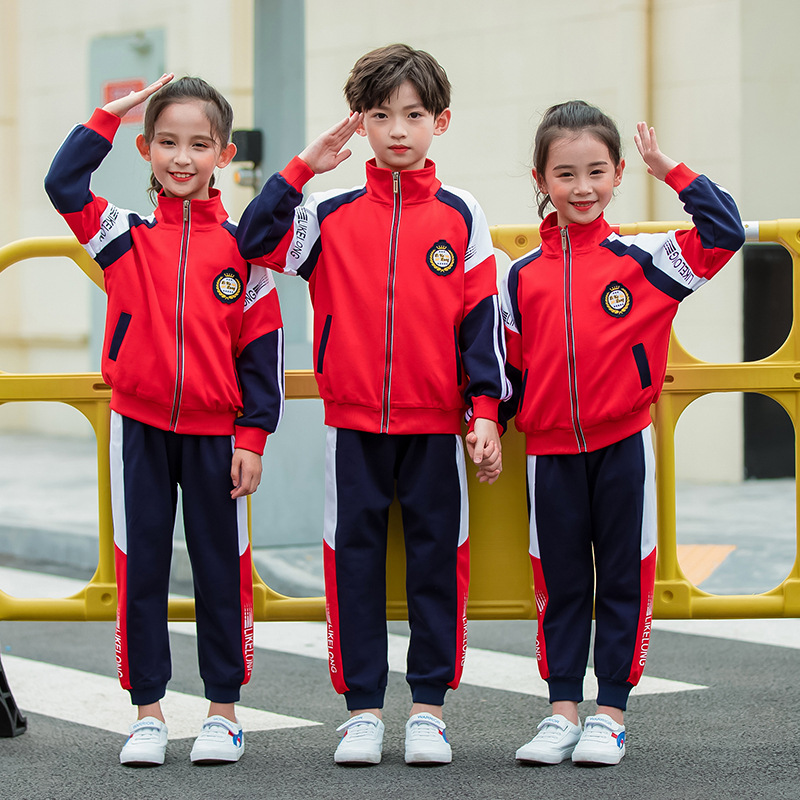 小学生班服秋冬运动套装幼儿园园服棉初中生校服老师园服秋季校服