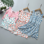 2025新款韩版碎花连衣裙可来图来样加工定制承接各种服装订单