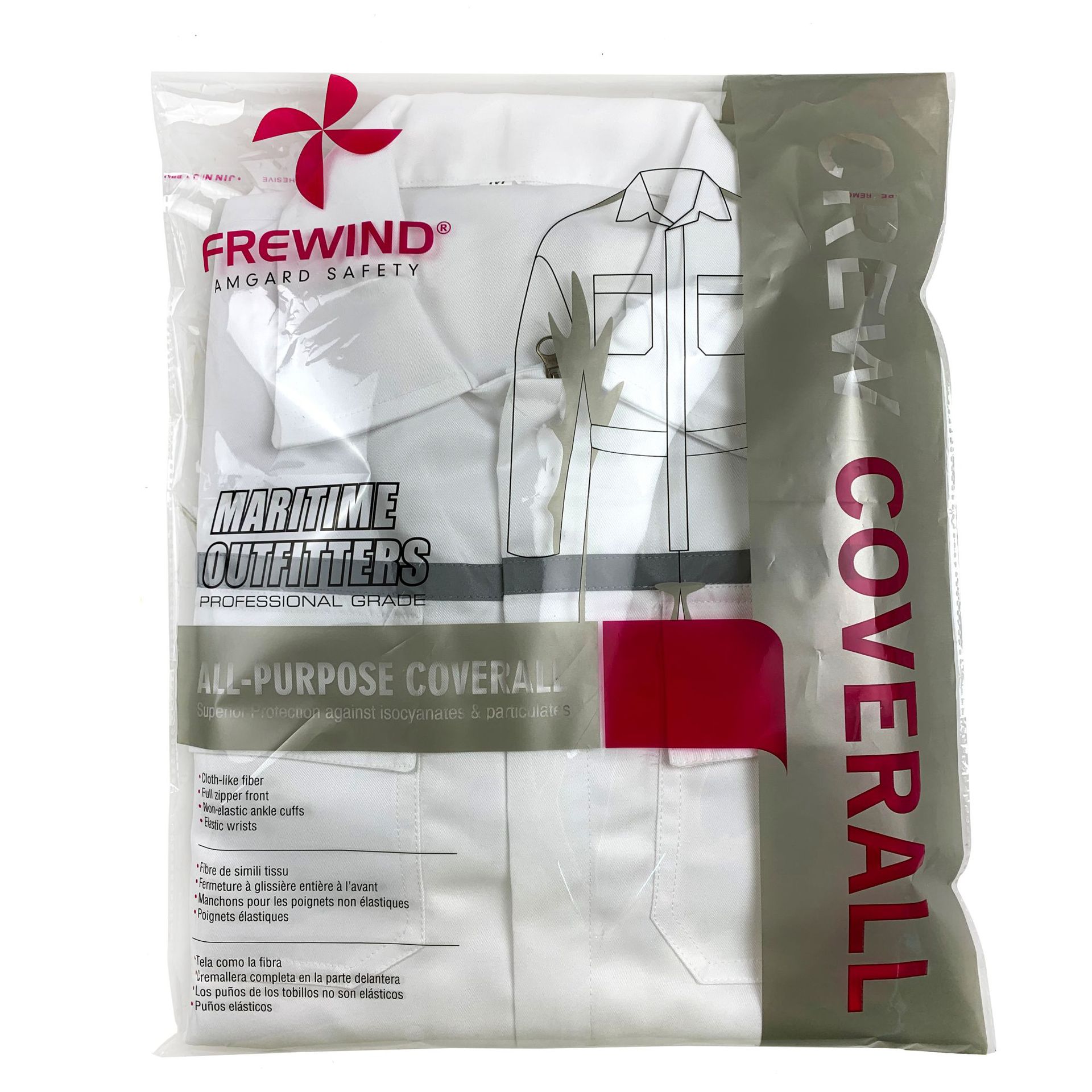 FREWIND连体工作服劳保服海员服防尘耐磨透气 190501