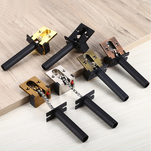 Door security hidden anti-theft chain hotel door invisible anti-theft buckle engineering gate control hotel wooden door invisible door buckle
