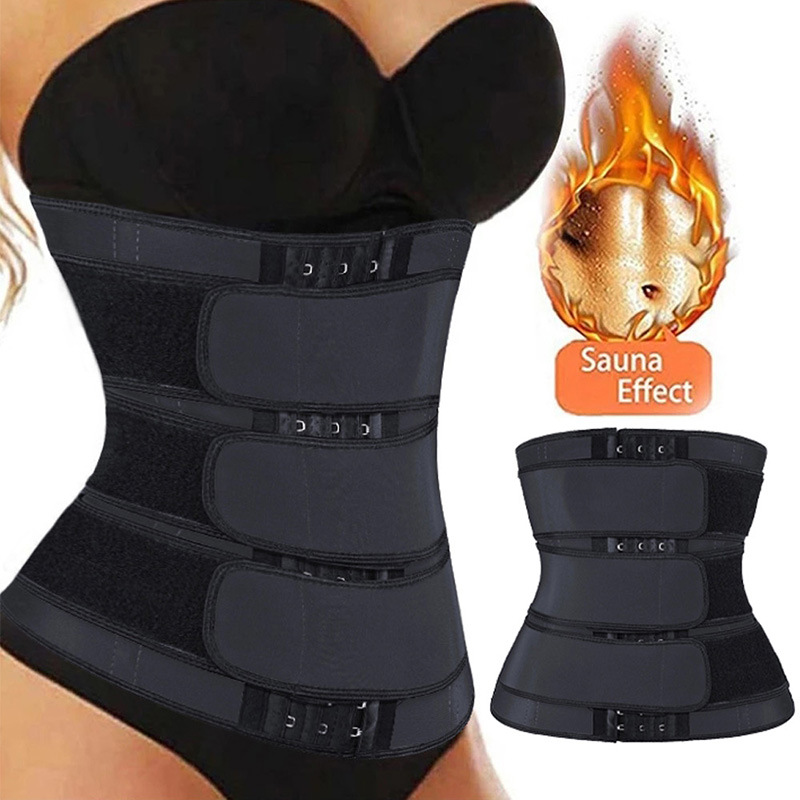 Amazon Venta caliente cuerpo conformación sudor-Romper cinturón fitness cintura soporte cintura sello cinturón postparto vientre conformación ropa cuerpo conformación cinturón