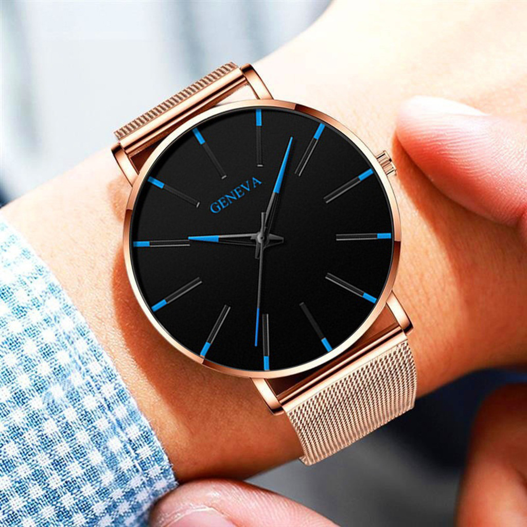 Casual Letter Buckle Quartz Men's Watches display picture 8