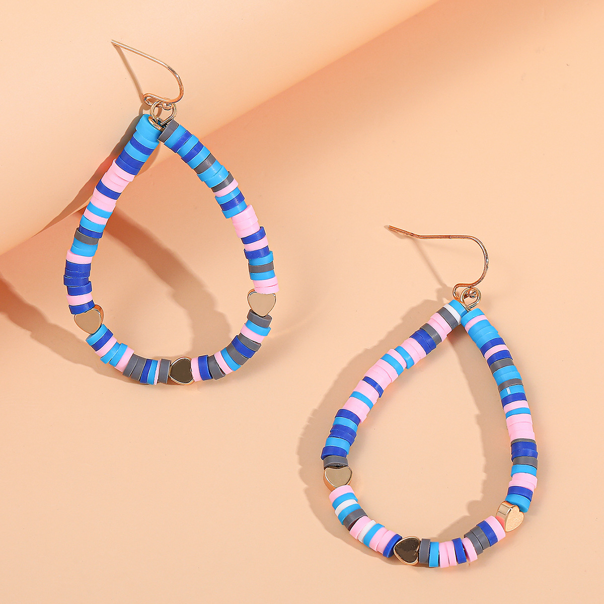 Retro C Shape Earrings display picture 2