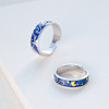 Starry sky for beloved, ring, trend fashionable elegant epoxy resin suitable for men and women