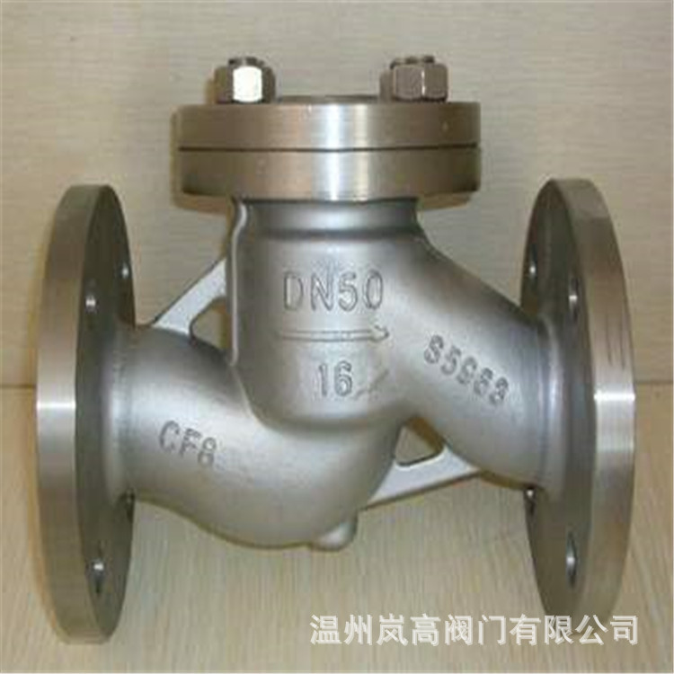 现货供应 H41W-16P 不锈钢材质 升降式止回阀 法兰连接 DN80