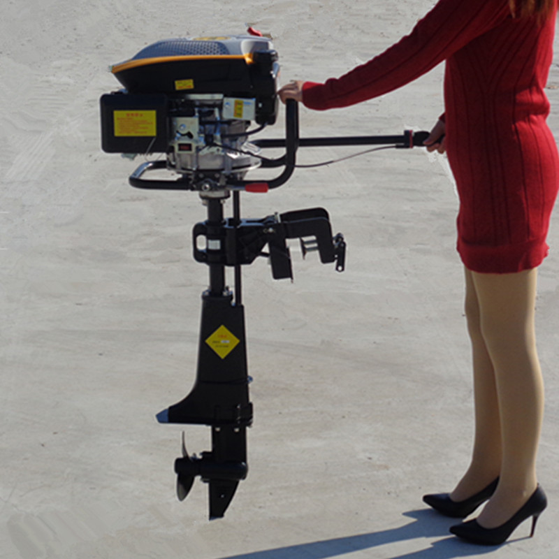 潞城市船外机价格 经济好启动船挂机 4冲程风冷汽油挂桨机