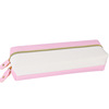 Capacious stationery, two-color coloured pencils, polyurethane pencil case with zipper for pencils for elementary school students